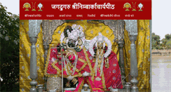 Desktop Screenshot of nimbarkacharyapeeth.com